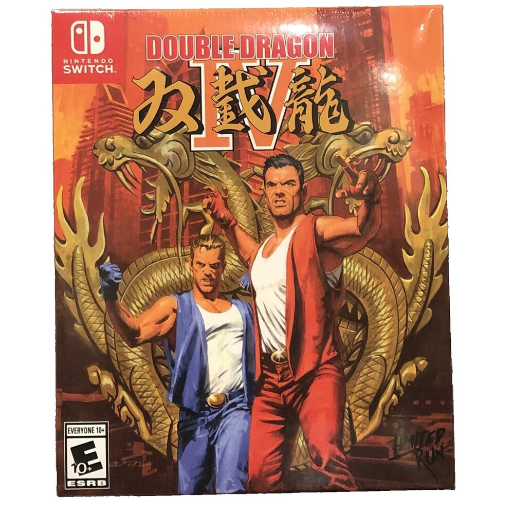 Double Dragon IV 4 Nintendo Switch Classic Limited Run Video Games #107 Sealed